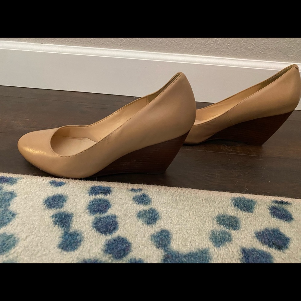 Cole Hana Nude Wedges